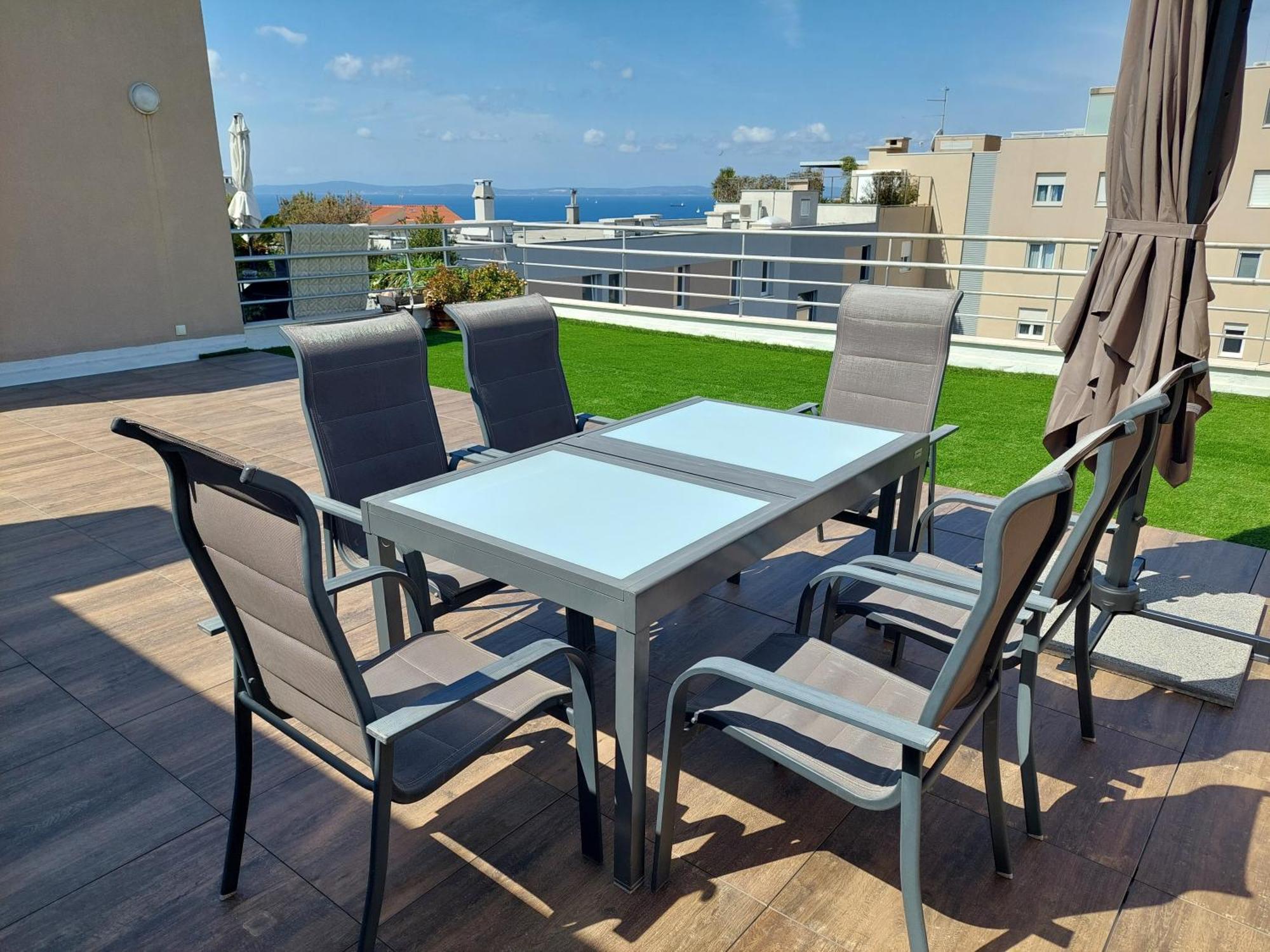 Penthouse Znjan Apartment Split Bagian luar foto